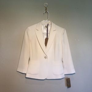 NWT Cremieux White blazer 2